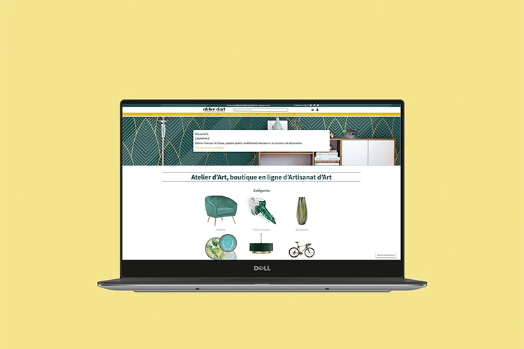 visuel de présentation du site Atelier d'Art - Kyōru Agence web créative